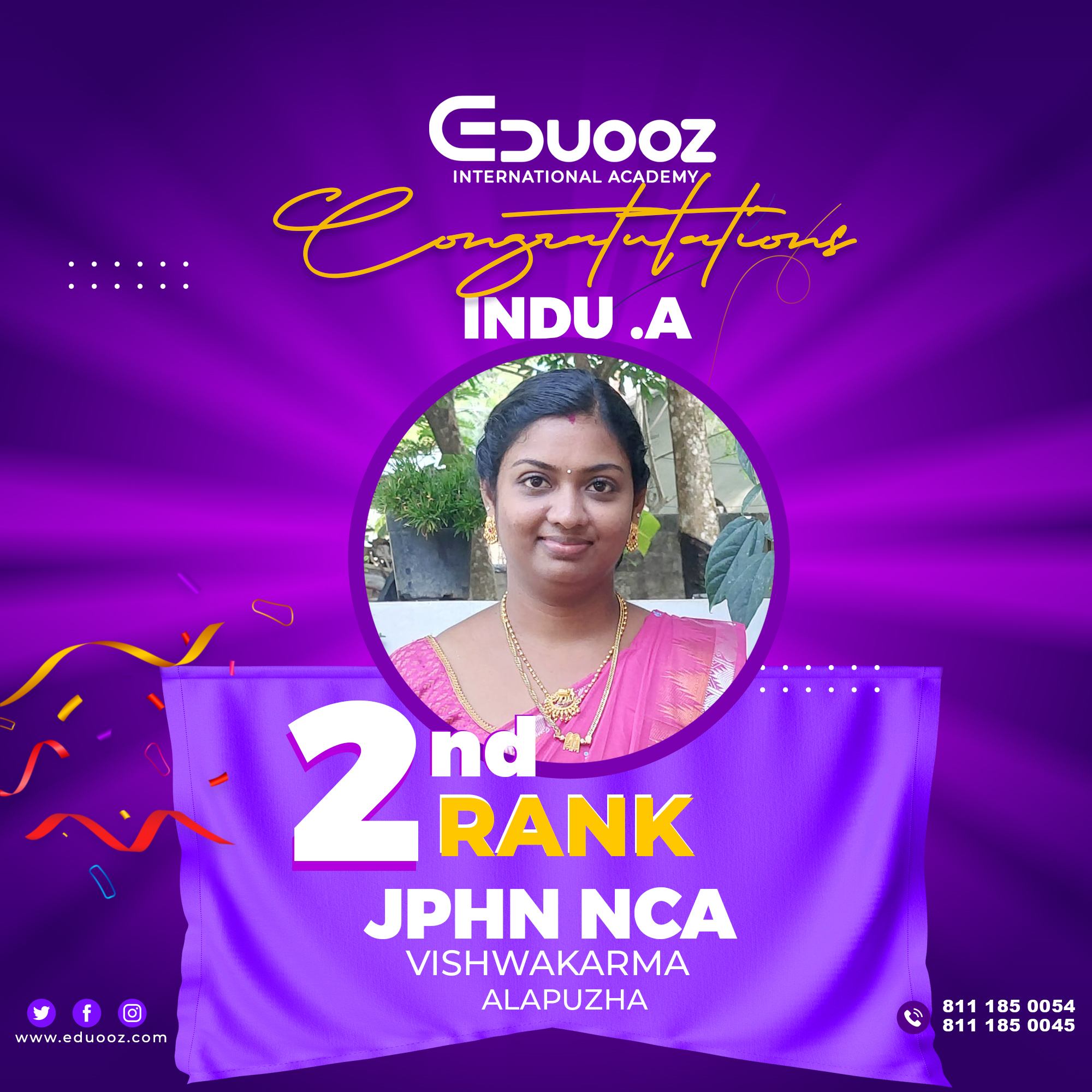 Rank holder portrait: Indu A.jpg